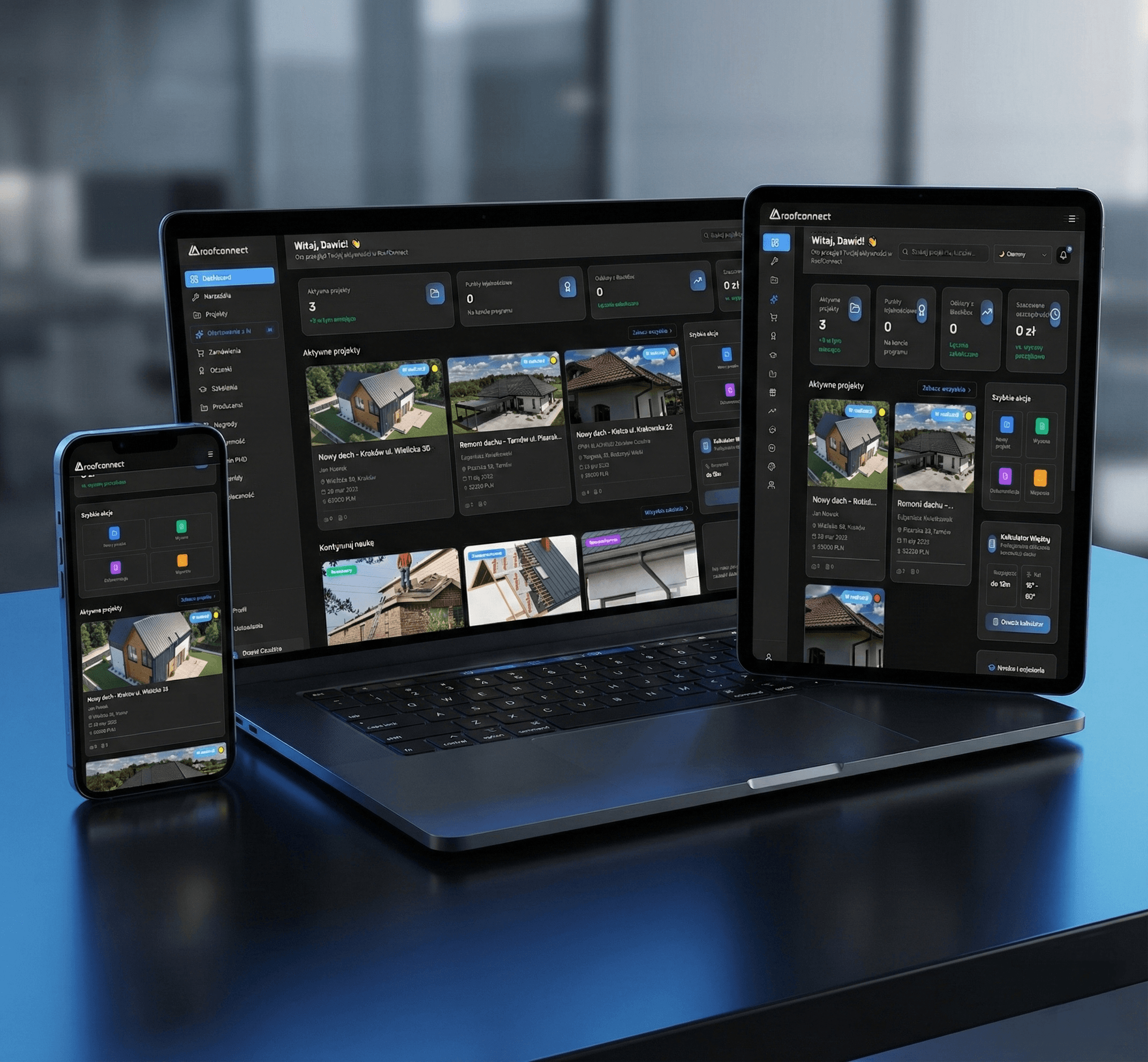 Centrum dowodzenia dekarza - wszystkie narzędzia w jednym miejscu