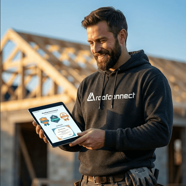 Dekarz z certyfikatami RoofConnect - rozwijaj się zawodowo